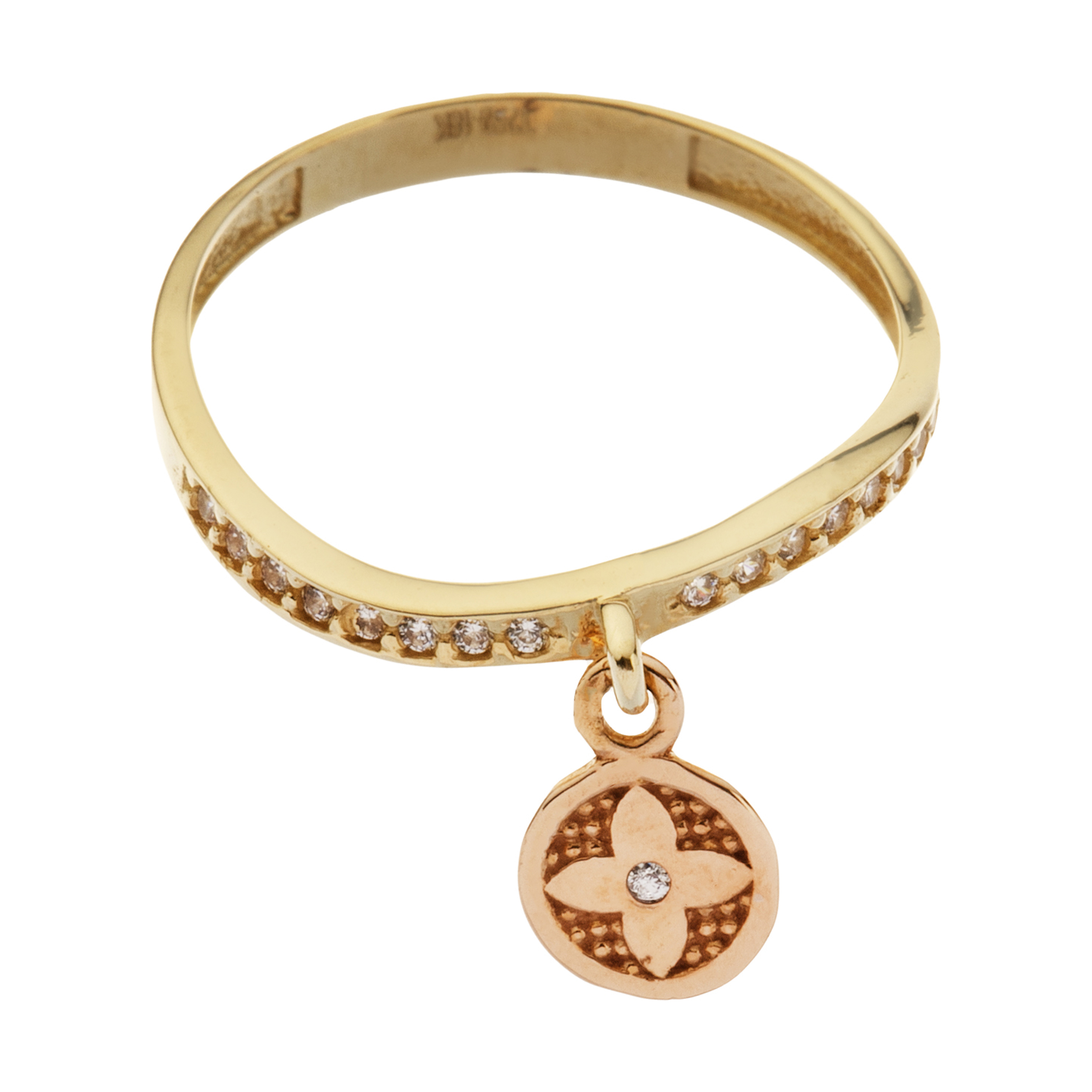 انگشتر طلا 18 عیار زنانه سیودو مدل 31672