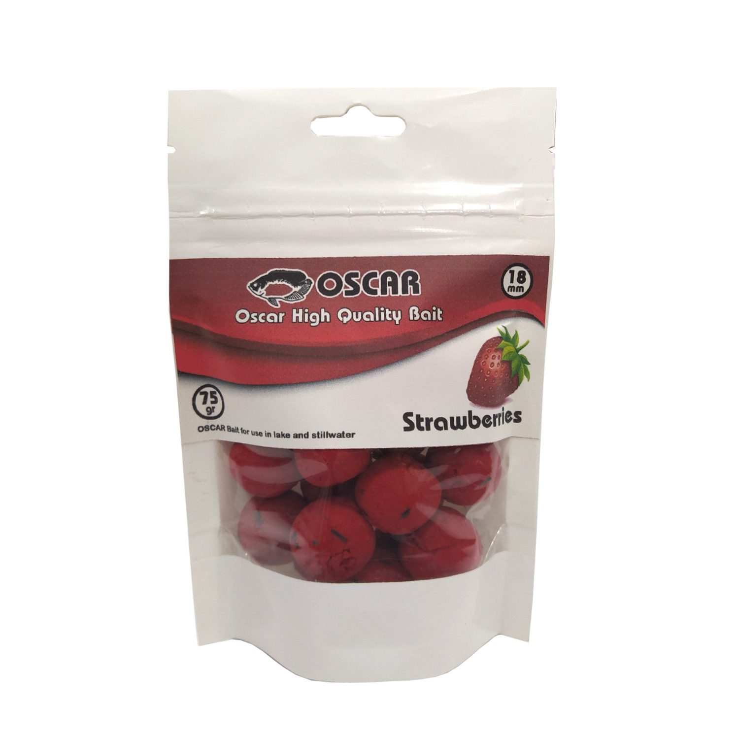 طعمه ماهیگیری اسکار طرح توت فرنگی کد OBL-203