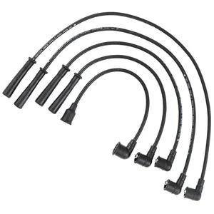 وایر شمع خودرو وایر ایران مدل KPRC مجموعه 5 عددی مناسب برای پراید کاربراتور