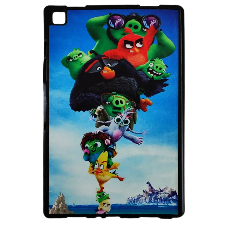 کاور مدل AngryBirds مناسب برای تبلت سامسونگ Galaxy Tab A7 10.4 inch T500 / T505