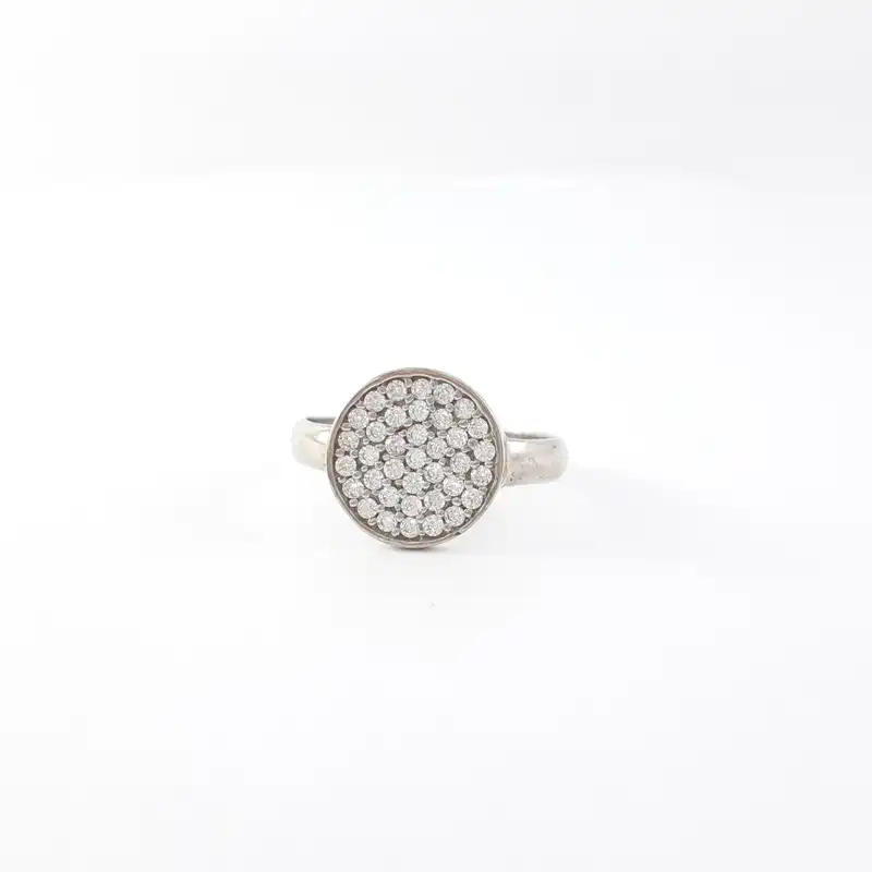 انگشتر نقره زنانه مدل سرکال