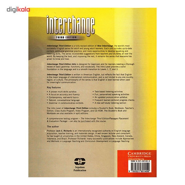 قیمت و خرید کتاب زبان Interchange Intro Students Book Third Edition