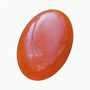 سنگ زینتی عقیق کارنلین مدل نگین کد 10