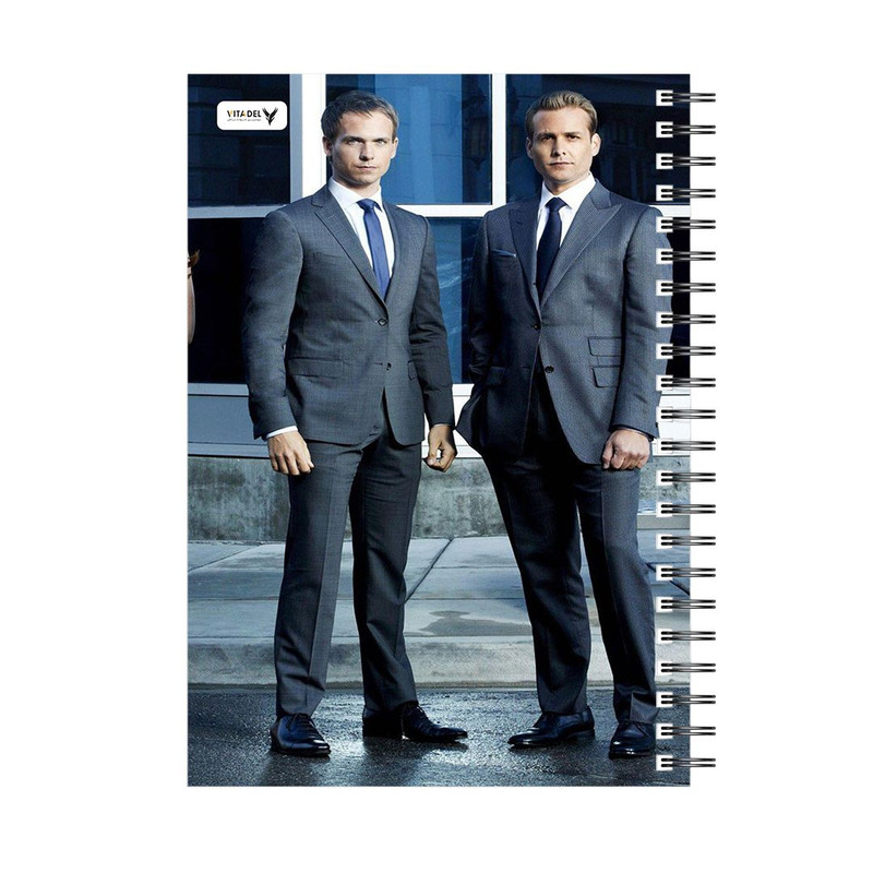 دفتر 60 برگ ویتادل طرح سوتس کد 1