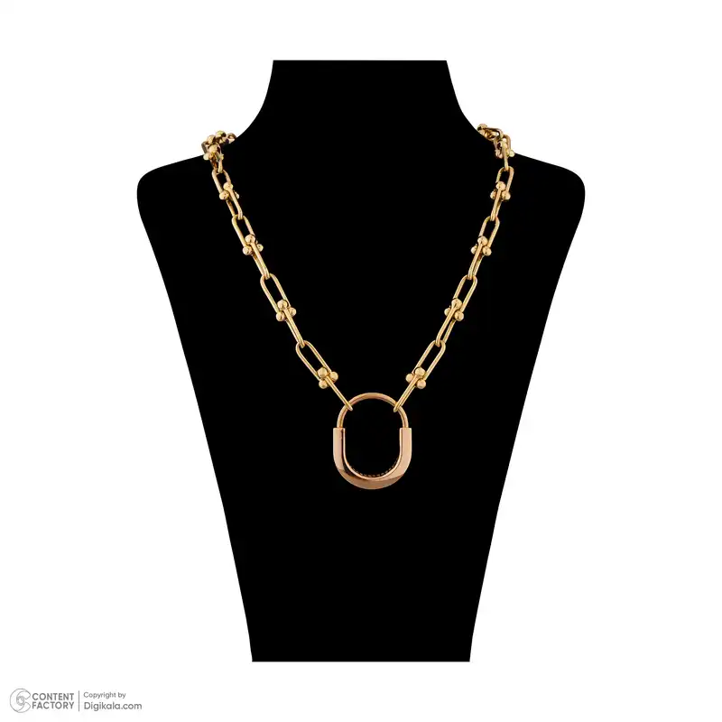 گردنبند طلا 18 عیار زنانه تاج مدل 1161-1