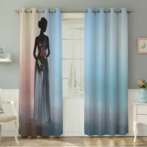 پرده نیروانا طرح مدرن  مدل مخمل کد 8506 سایز 140×280 سانتی متر