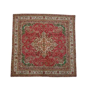 رومیزی ترمه حسینی طرح مهستان کد 77