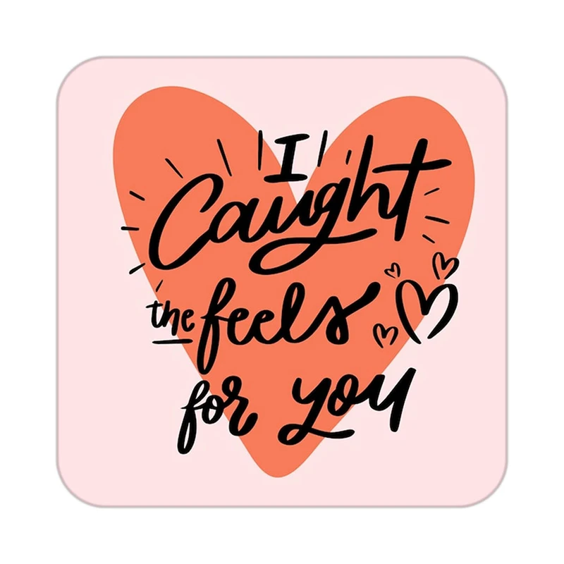 زیر لیوانی کاکتی طرح عاشقانه مدل mp39982