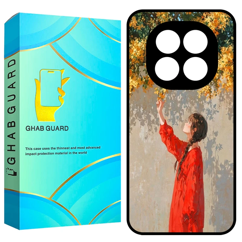 کاور قاب گارد طرح دختر مدل GN14P مناسب برای گوشی موبایل شیائومی Redmi Note 14 Pro 5G / Note 14 Pro Plus 5G