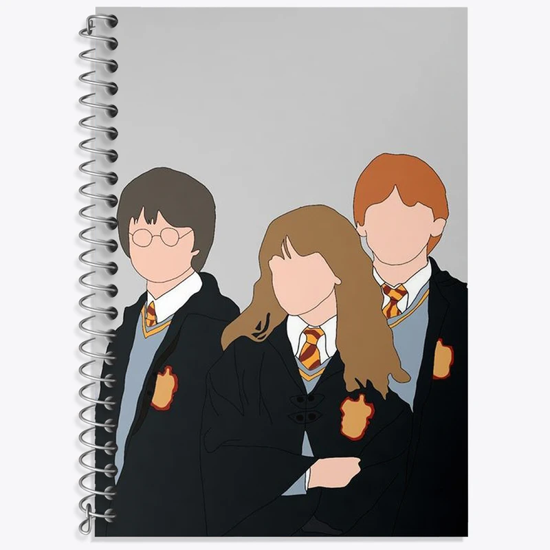 دفتر نت موسیقی 50 برگ خندالو طرح هری پاتر (Harry Potter) کد N2097