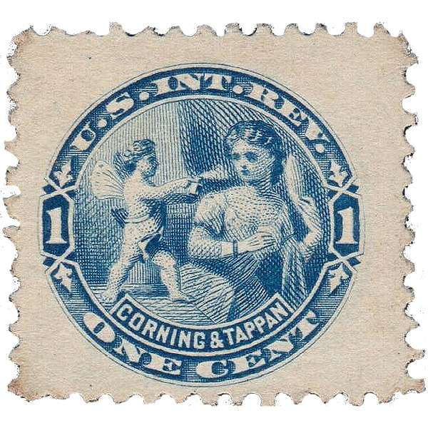 تمبر یادگاری مدل مهر نخورده مالیاتی سال 1878 کد RT4d