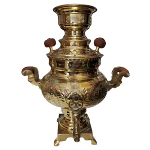 سماور ذغالی برنجی مدل 375