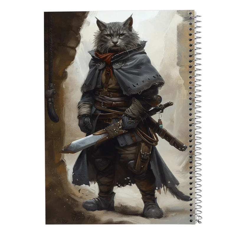 دفتر شطرنجی 50 برگ مدوپد مدل حیوانات جنگجو کد DF14852