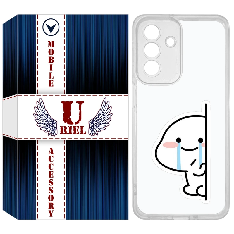 کاور یوریل مدل Clear کد 91 طرح اشک مناسب برای گوشی موبایل سامسونگ Galaxy A26