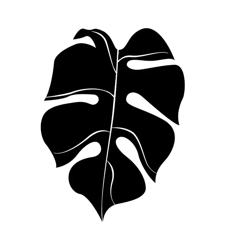 شابلون باتیس آرت طرح برگ کد 375