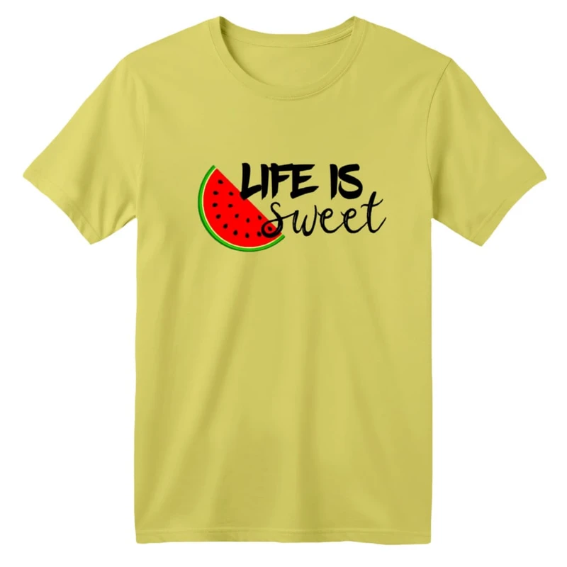 تی شرت آستین کوتاه بچگانه مدل هندوانه یلدایی کد 59