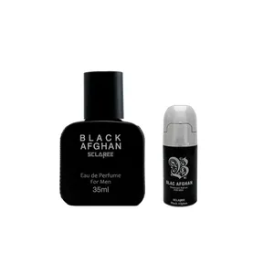 ادو پرفیوم مردانه اسکلاره مدل Black Afghan حجم 35 میلی لیتر به همراه رول ضد تعریق مردانه اسکلاره مدل Blac Afghan حجم 60 میلی لیتر