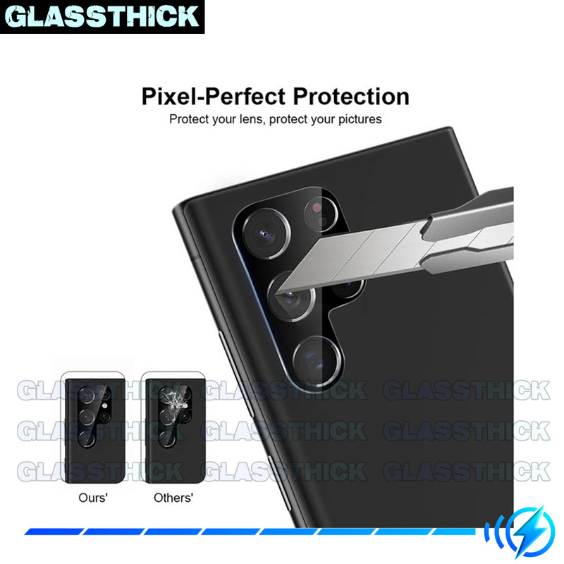 محافظ لنز دوربین گلستیک مدل 3D-GL مناسب برای گوشی موبایل سامسونگ Galaxy S24 Ultra