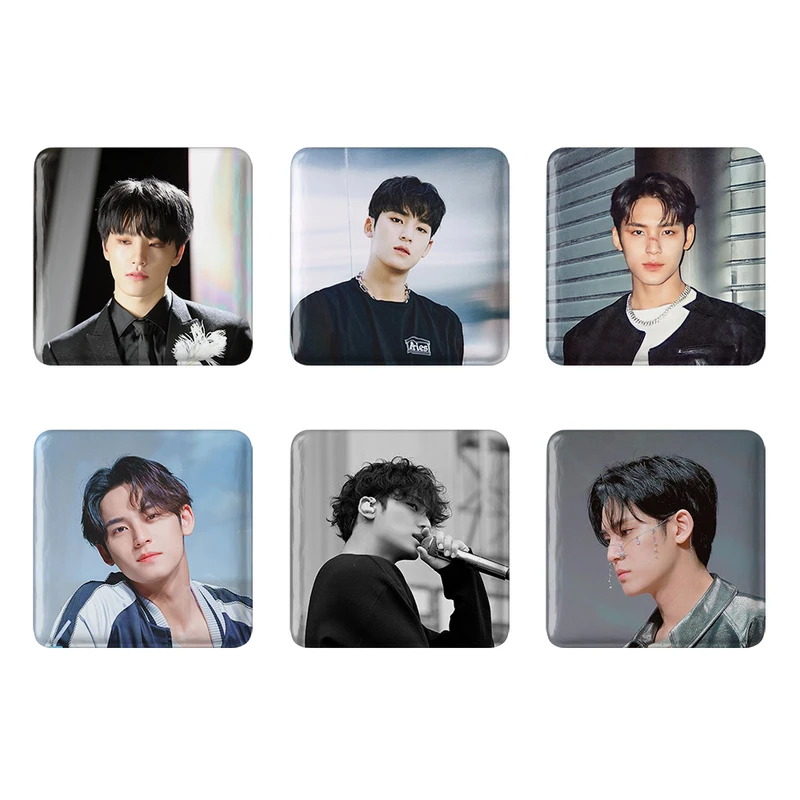 مگنت خندالو طرح مینگیو گروه سونتین Seventeen کد 1304A مجموعه 6 عددی