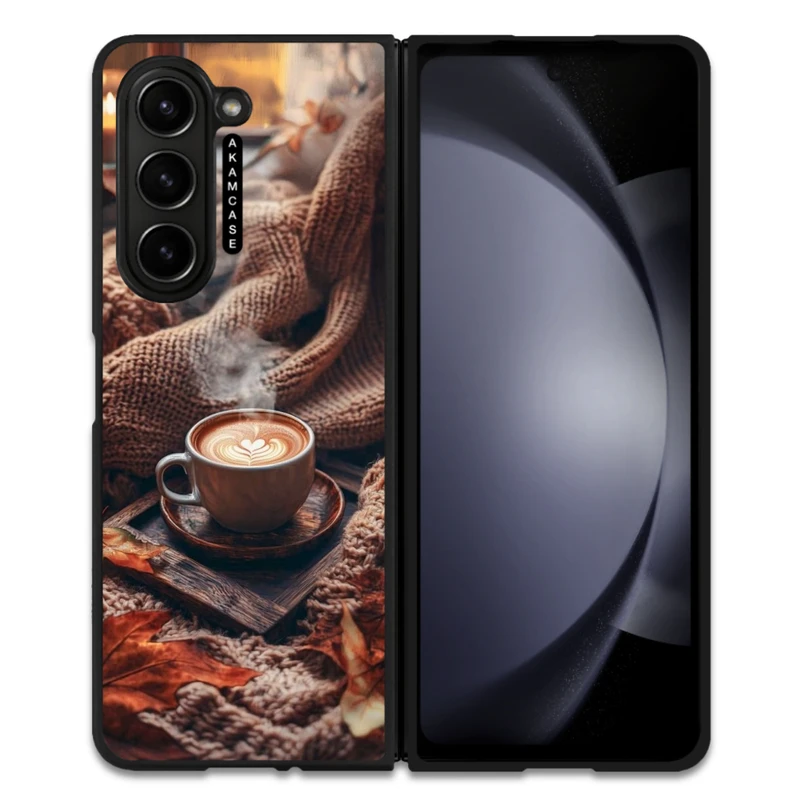 کاور آکام مدل AMC-WSGZFOLD5-COFFEE-17 مناسب برای گوشی موبایل سامسونگ Galaxy Z Fold 5