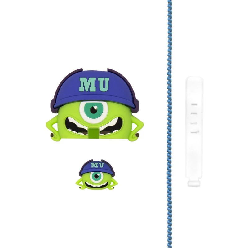 حافظ کابل طرح مایک به همراه محافظ شارژ دیواری 25وات مجموعه 4 عددی