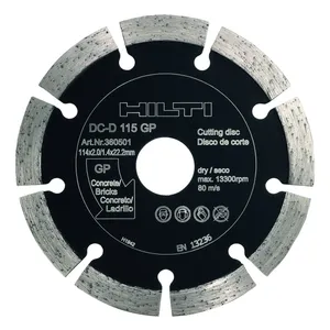 صفحه برش الماسه هیلتی مدل DC-D 115 GP مخصوص گرانیت مجموعه 3 عددی