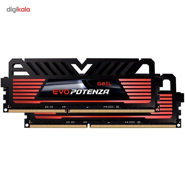 رم دسکتاپ DDR3 دو کاناله 1866 مگاهرتز CL10 گیل مدل Evo Potenza ظرفیت 16 گیگابایت main 1 1
