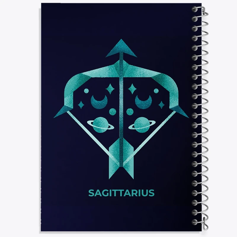 دفتر مشق 100 برگ خندالو طرح ماه تولد آذر کد F1559