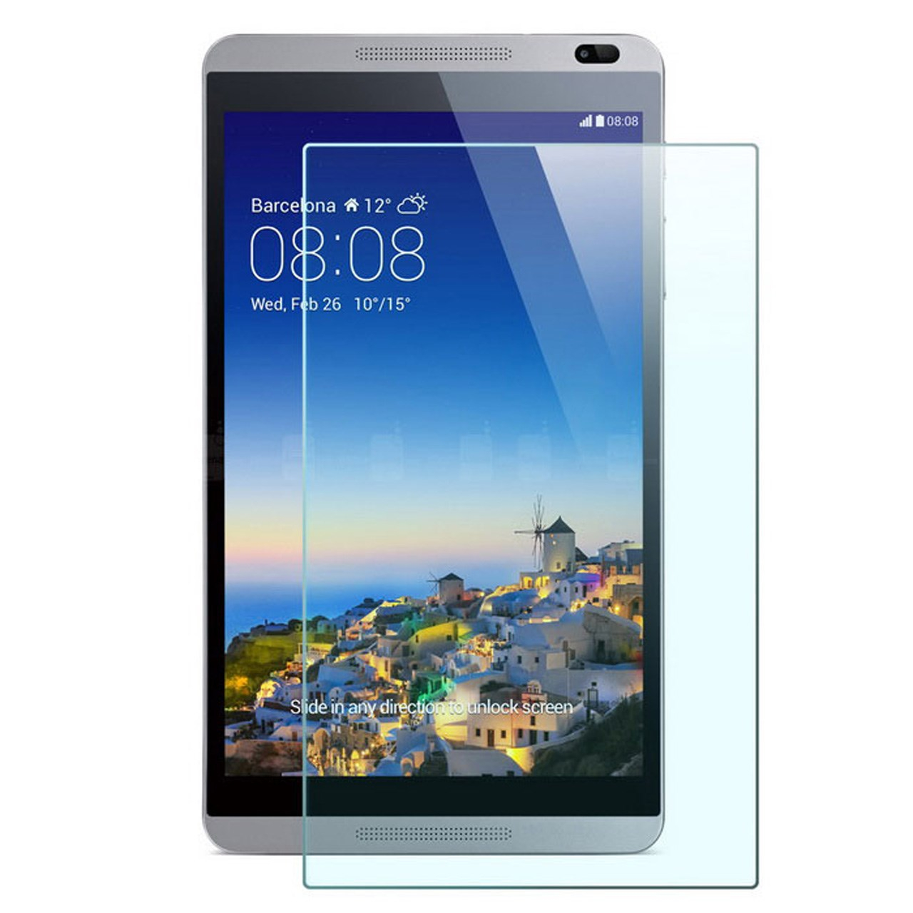 محافظ صفحه نمایش شیشه ای تمپرد مناسب برای تبلت هوآوی MediaPad M1