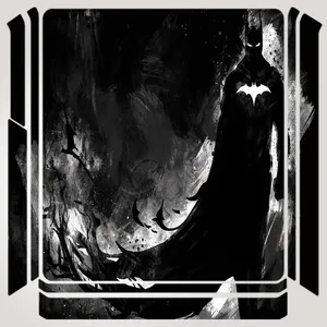 برچسب پلی استیشن ۴ مدل  dark knight monochrome bat man  کد PSS-321  