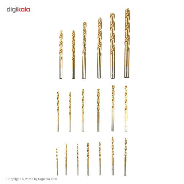 مجموعه 19 عددی مته فلز آاگ مدل 352245