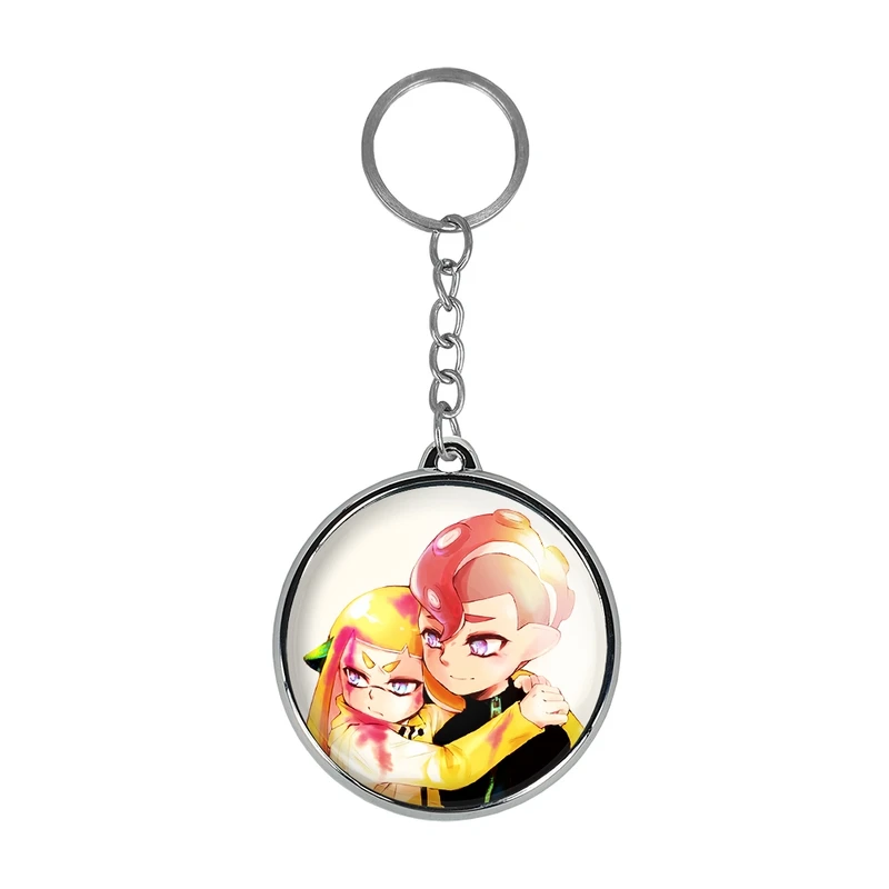 جاکلیدی خندالو طرح بازی اسپلاتون (Splatoon) مدل دوطرفه کد 3333033331