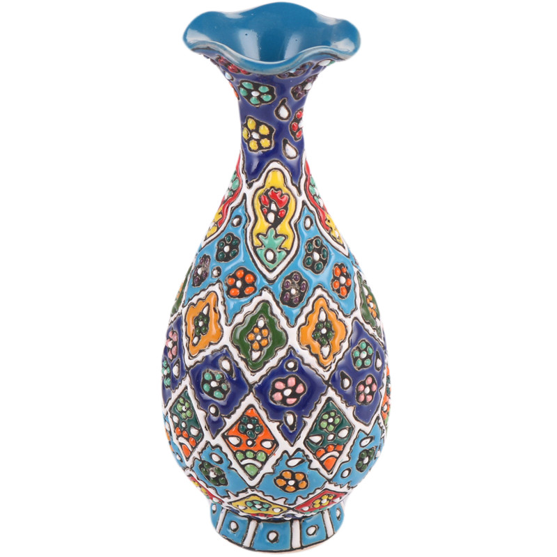 گلدان میناکاری سفالی مدل Ap-100888