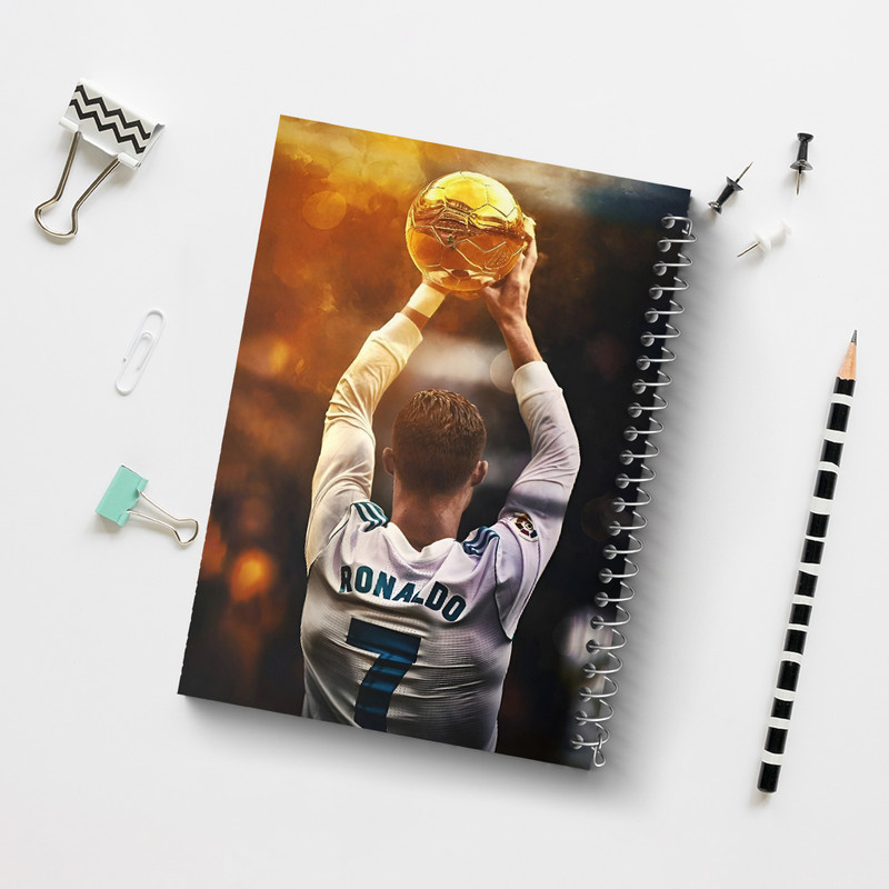 دفتر نقاشی 50 برگ خندالو طرح کریستیانو رونالدو کد N2816