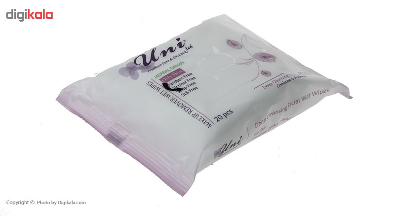 دستمال مرطوب یونی لد مدل Oily Skin بسته 20 عددی