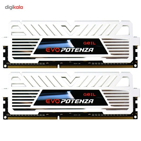 رم دسکتاپ DDR3 دو کاناله 1866 مگاهرتز CL10 گیل مدل Evo Potenza ظرفیت 16 گیگابایت main 1 4