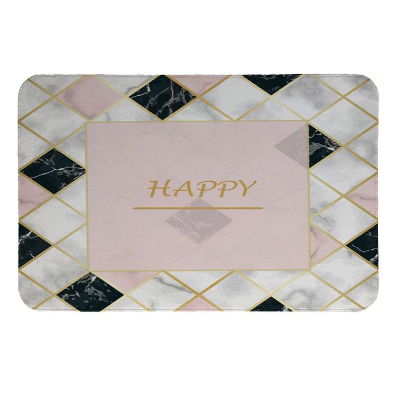  پادری  طرح Happy کد 8673 سایز 50 × 70 سانتی متر