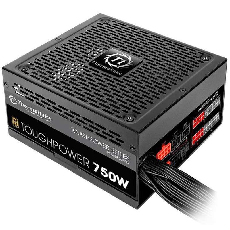 منبع تغذیه نیمه ماژولار کامپیوتر ترمالتیک مدل Toughpower 750W Gold منبع تغذیه نیمه ماژولار کامپیوتر ترمالتیک مدل Toughpower 750W Gold