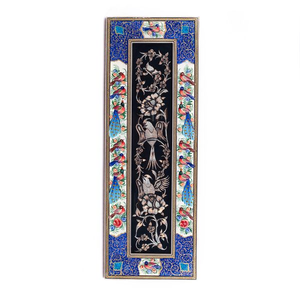 تابلو قلمزنی آرا هنر فاخر ایرانی مدل قاب نقاشی با پلاک قلمزنی طرح 2