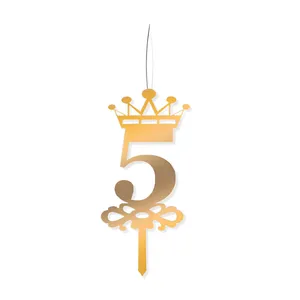 شمع تولد مدل عدد 5