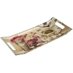 سینی باریکو مدل Shabby - سایز 19 × 41 سانتی متر