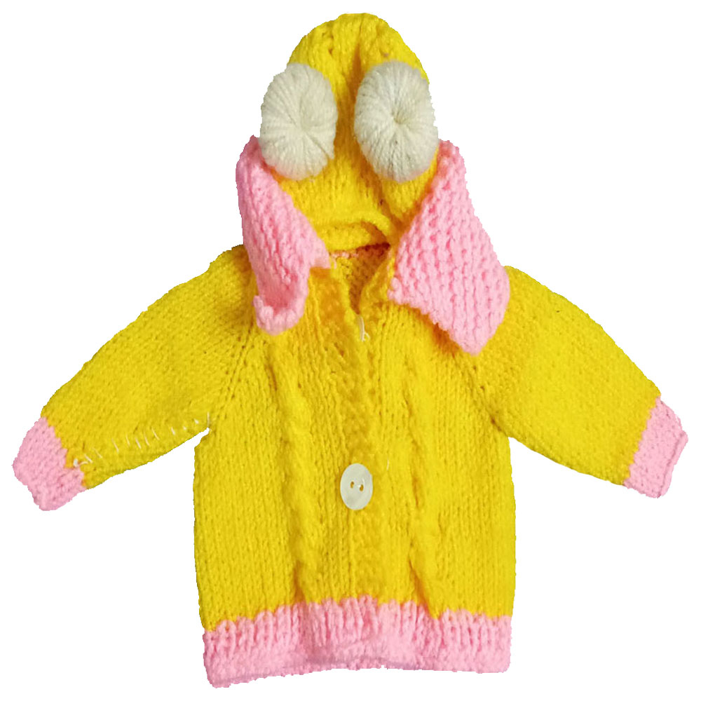 ست ژاکت و کلاه نوزادی مدل بافتنی