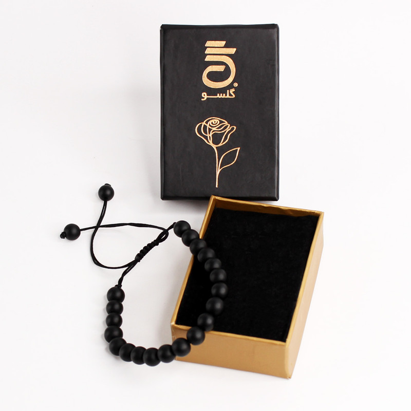 دستبند مردانه گلسو مدل اونیکس مات دستبند مردانه گلسو مدل اونیکس مات