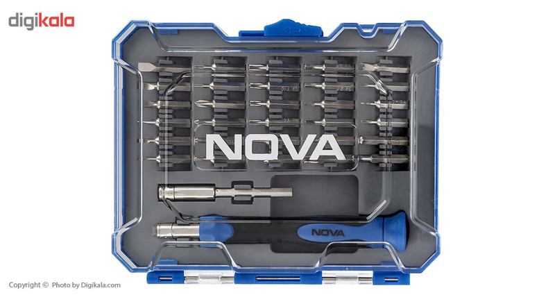 مجموعه 32 عددی سری پیچ گوشتی نووا مدل NTS 1328 مجموعه 32 عددی سری پیچ گوشتی نووا مدل NTS 1328
