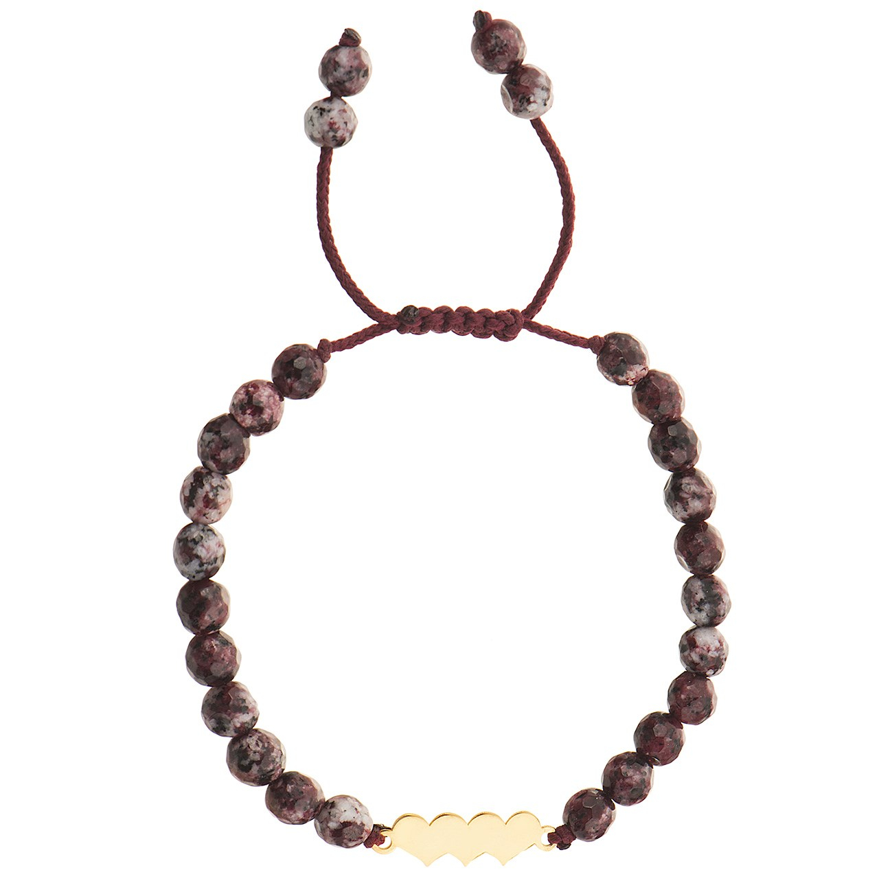 دستبند طلا 18 عیار پندار گلد مدل DM35