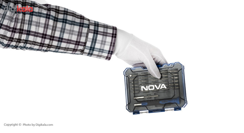 مجموعه 32 عددی سری پیچ گوشتی نووا مدل NTS 1328 مجموعه 32 عددی سری پیچ گوشتی نووا مدل NTS 1328