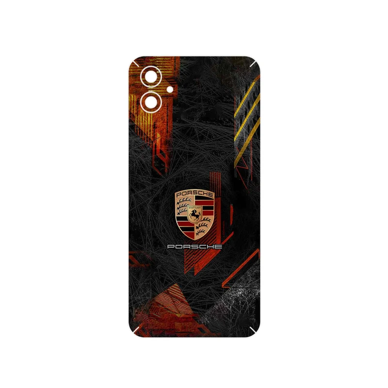 برچسب پوششی ماهوت مدل Porsche_Logo مناسب برای گوشی موبایل سامسونگ Galaxy M04