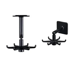 قلاب آویز آشپزخانه مدل دیواری چرخان مجموعه 2 عددی