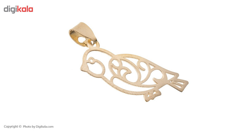 آویز گردنبند طلا 18 عیار زنانه پندار گلد مدل AG30