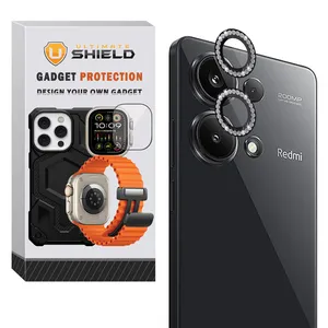 Ultimate Shield Ring-Diamond-UL Camera Lens Protector For Xiaomi Redmi Note 13 Pro 4G